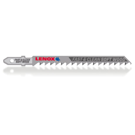 Lenox 4 in. Metal T-Shank Clean Soft Wood Jig Saw Blade 6 TPI 3 pk