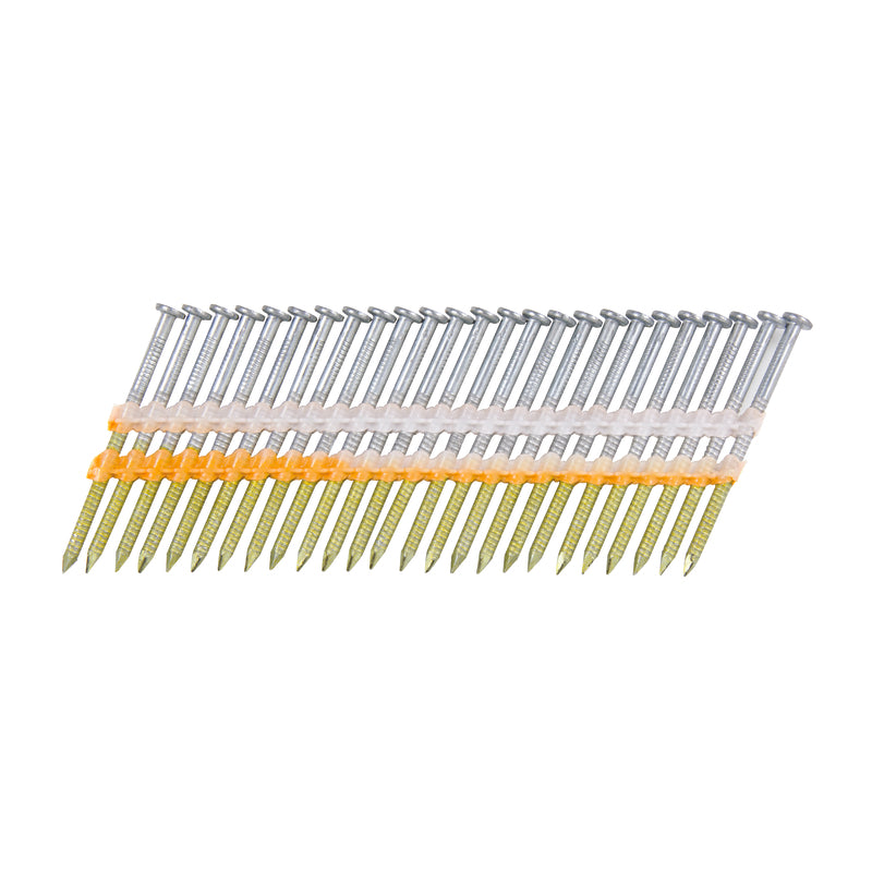 Metabo HPT 2-3/8 in. L Plastic Strip Hot-Dip Galvanized Framing Nails 21 deg 1000 pk