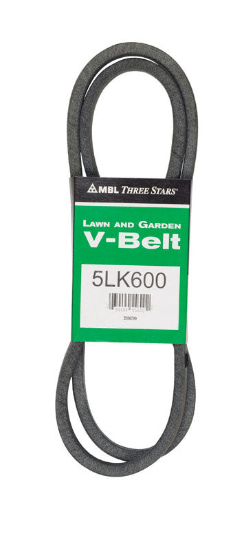 Mitsuboshi Super KB 5LK600 V-Belt 0.63 in. W X 60 in. L For Riding Mowers