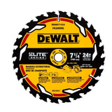 DeWalt Elite Series 7-1/4 in. D X 5/8 in. Carbide Circular Saw Blade 24 teeth 1 pk