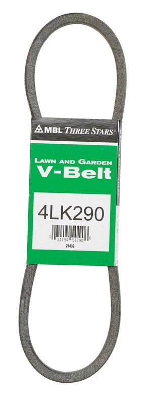 Mitsuboshi Super KB 4LK290 V-Belt 0.5 in. W X 29 in. L For Riding Mowers