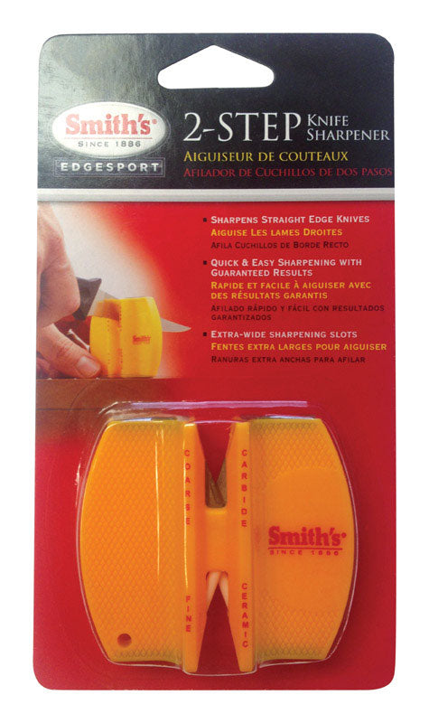 Smith's 2-Step Carbide/Ceramic Knife Sharpener 1,500 Grit 1 pc