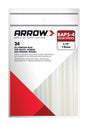 Arrow 0.5 in. D X 4 in. L All Purpose Glue Sticks Clear 24 pk