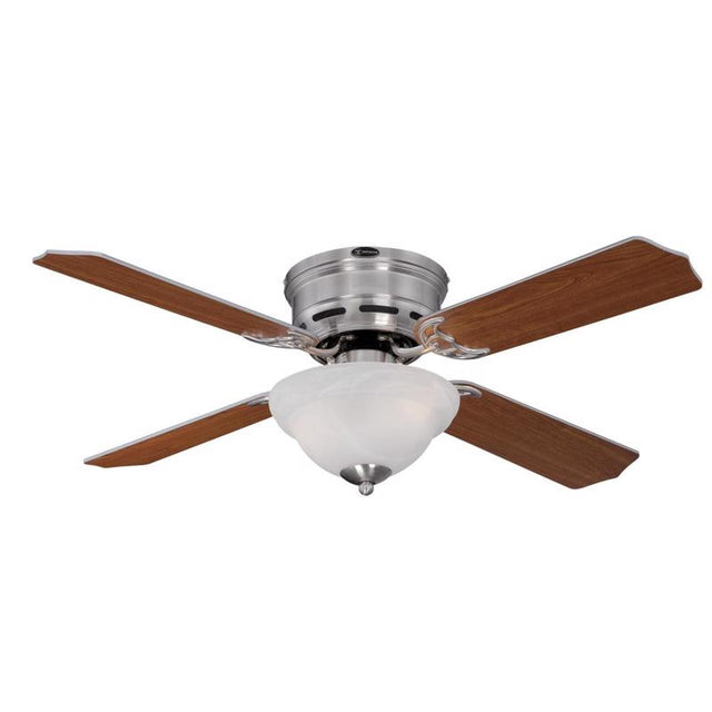 Westinghouse Hadley 42 in. Brushed Nickel Brown LED Indoor Ceiling Fan