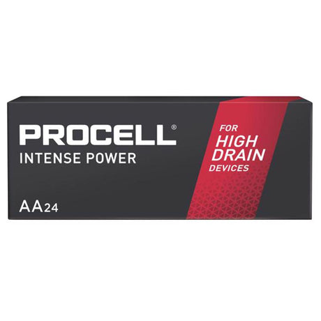 Procell Intense Alkaline AA 1.5 V 3.112 mAh Primary Battery PX1500 24 pk