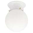 Westinghouse 7.25 in. H X 6 in. W X 6 in. L White Ceiling Fixture