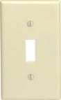 Leviton Ivory 1 gang Thermoset Plastic Toggle Wall Plate 1 pk