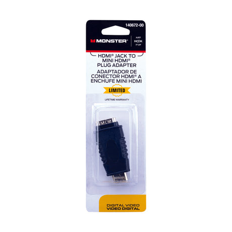 Monster Just Hook It Up HDMI Adapter 1 pk