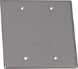 Sigma Engineered Solutions Square Steel 2 gang Flat Box Cover