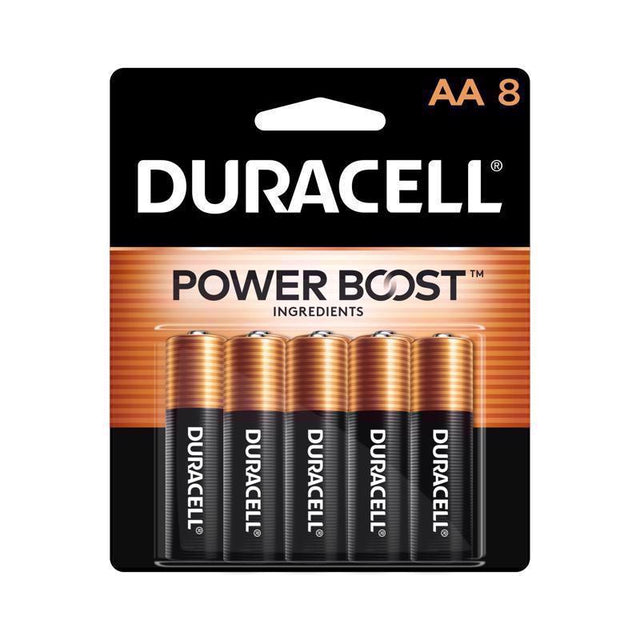 Duracell Coppertop AA Alkaline Batteries 8 pk Carded