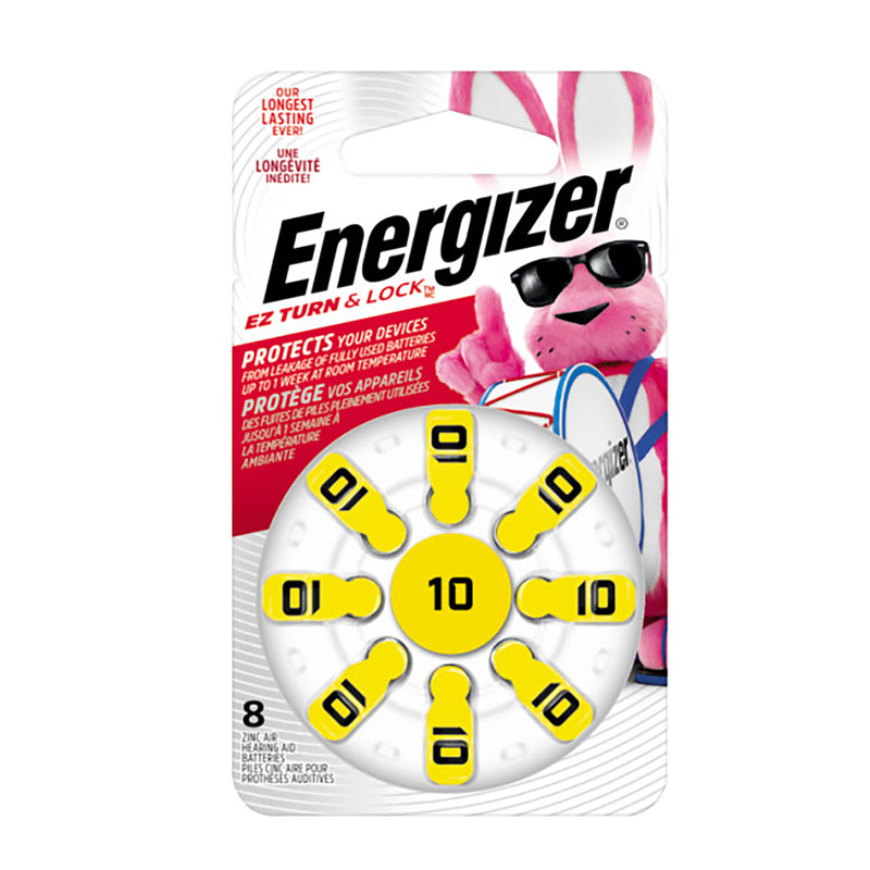 Energizer Zinc Air 10 1.4 V Hearing Aid Battery 8 pk