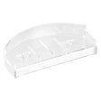 OakBrook Clear Plastic Soap Dish