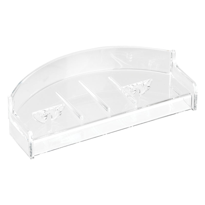 OakBrook Clear Plastic Soap Dish