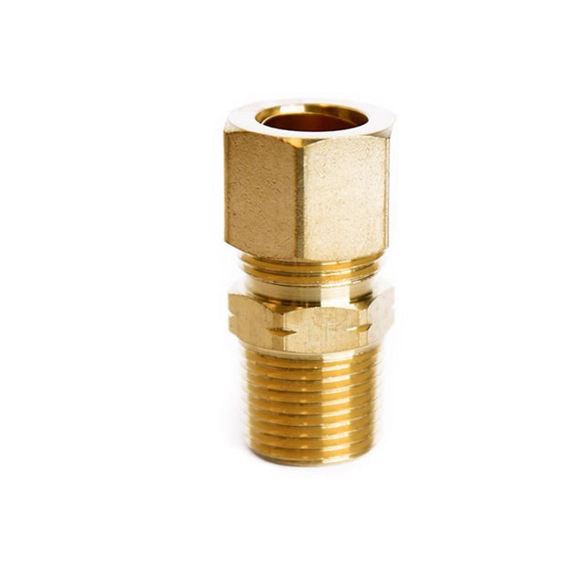 1/2 in. Compression in. X 3/8 in. D Male in. Brass Connector