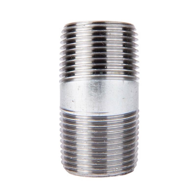 STZ Industries 3/8 in. MIP each X 3/8 in. D MIP Galvanized Steel 2 in. L Nipple