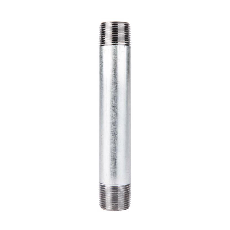 STZ Industries 3/8 in. MIP each X 3/8 in. D MIP Galvanized Steel 6 in. L Nipple