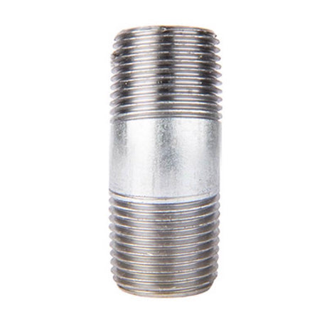 STZ Industries 1/2 in. MIP each X 1/2 in. D MIP Galvanized Steel 2 in. L Nipple