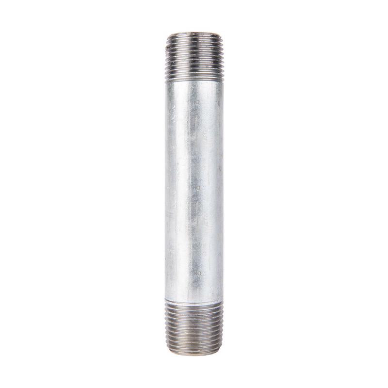 STZ Industries 1/2 in. MIP each X 1/2 in. D MIP Galvanized Steel 4-1/2 in. L Nipple