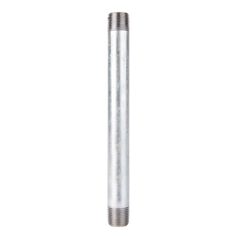 STZ Industries 1/2 in. MIP each X 1/2 in. D MIP Galvanized Steel 8 in. L Nipple