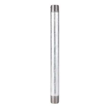 STZ Industries 1/2 in. MIP each X 1/2 in. D MIP Galvanized Steel 9 in. L Nipple