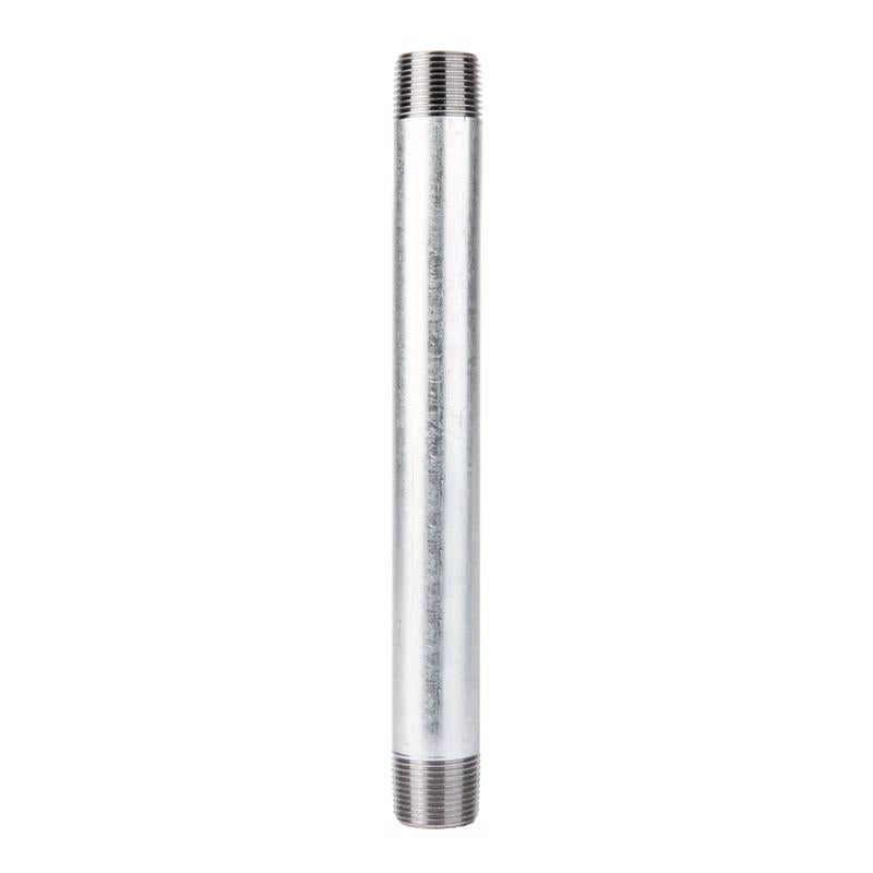 STZ Industries 3/4 in. MIP each X 3/4 in. D MIP Galvanized Steel 9 in. L Nipple