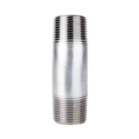 STZ Industries 1-1/2 in. MIP each X 1-1/2 in. D MIP Galvanized Steel 4 in. L Nipple