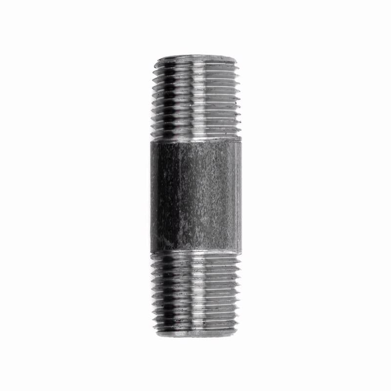 STZ Industries 3/8 in. MIP each X 3/8 in. D MIP Black Steel 2-1/2 in. L Nipple