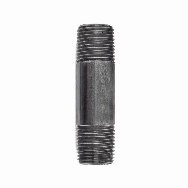 STZ Industries 3/8 in. MIP each X 3/8 in. D MIP Black Steel 3 in. L Nipple