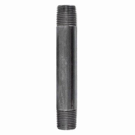 STZ Industries 3/8 in. MIP each X 3/8 in. D MIP Black Steel 5 in. L Nipple