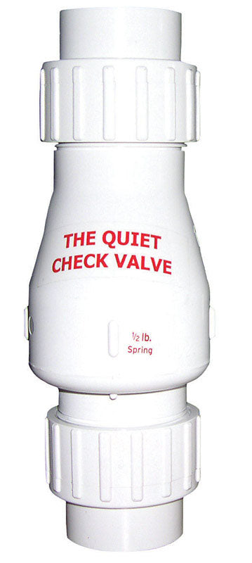 Magic Plastics 1-1/2 in. D Slip PVC Quiet Check Valve