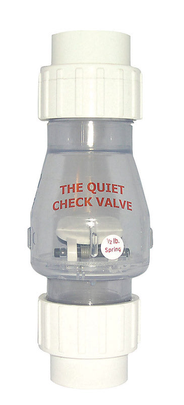 Magic Plastics 1-1/2 in. D Slip PVC Quiet Check Valve