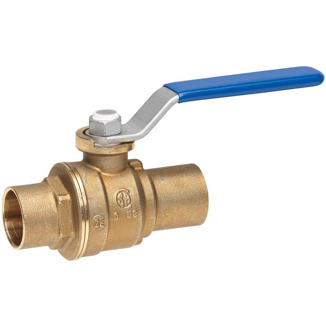 Homewerks 3/4 in. Brass Sweat Ball Valve Full Port