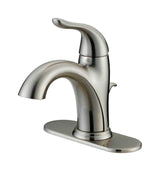 OakBrook Brushed Nickel Single-Handle Bathroom Sink Faucet 4 in.