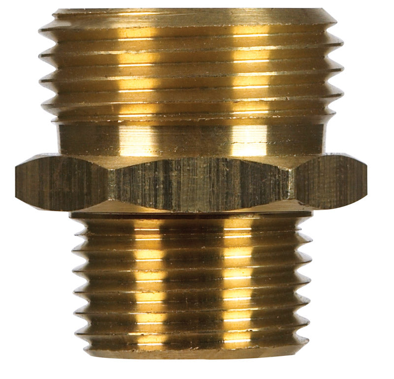 JMF Company Brass 3/4 in. D X 1/2 in. D Hose Adapter 1 pk