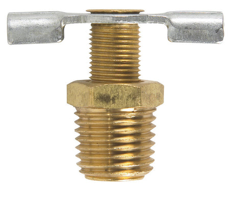 JMF Company 1/4 in. Brass Needle Drain Cock