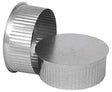 Imperial 6 in. D Galvanized steel Crimped Pipe End Cap