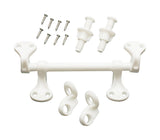 Plumb Pak Toilet Seat Hinge White Plastic For Universal