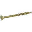 Hillman Power Pro No. 8 X 1-1/4 in. L Star Bronze Ceramic Wood Screws 1 lb 242 pk