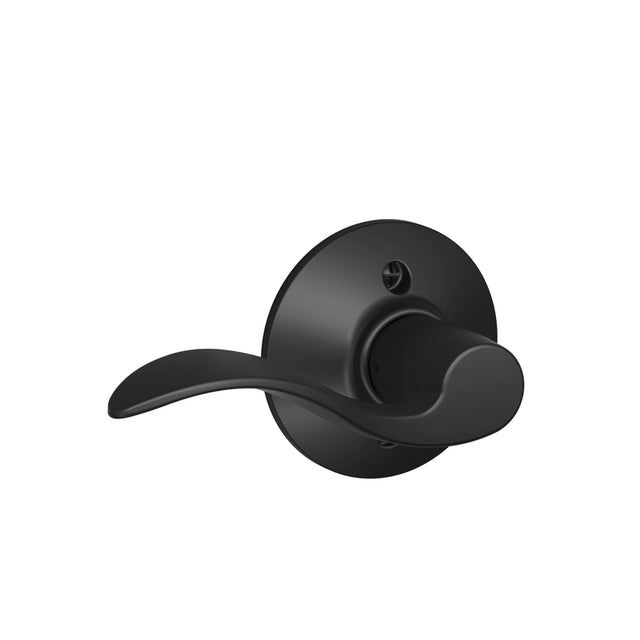 Schlage Accent Matte Black Dummy Lever Left Handed