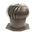 Air Vent Air Hawk 18.9 in. H X 12 in. D Weatherwood Aluminum Turbine and Base