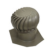 Air Vent Air Hawk 18.4 in. H X 12 in. D Weatherwood Aluminum Turbine and Base