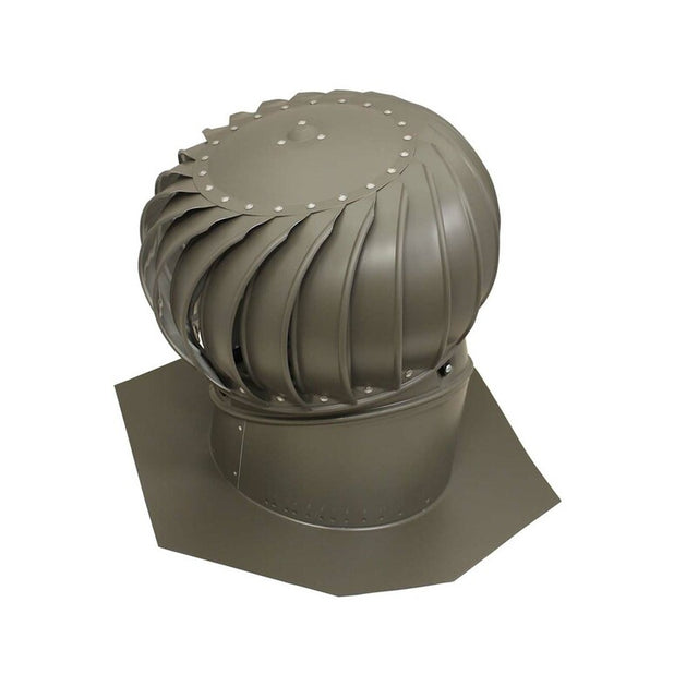 Air Vent Air Hawk 18.4 in. H X 12 in. D Weatherwood Aluminum Turbine and Base