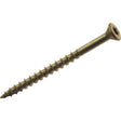 Grip-Rite PrimeGuard Plus No. 10 wire X 3-1/2 in. L Gold Star Flat Head Deck Screws 25 lb