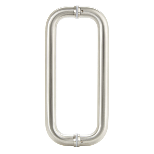 Brinks 12 in. L Satin Silver Stainless Steel Door Pull