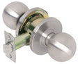 Tell Cortland Satin Chrome Passage Lockset 1-3/4 in.