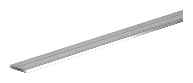 SteelWorks 0.125 in. X 1.25 in. W X 3 ft. L Aluminum Flat Bar 1 pk
