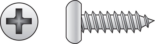 Hillman No. 6 X 3/4 in. L Phillips Pan Head Sheet Metal Screws 100 pk