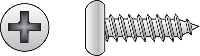 Hillman No. 14 X 3/4 in. L Phillips Pan Head Sheet Metal Screws 100 pk