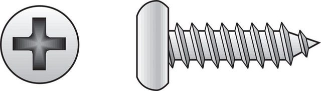 Hillman No. 14 X 1 in. L Phillips Pan Head Sheet Metal Screws 100 pk