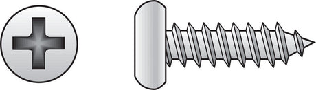 Hillman No. 14 X 1-1/4 in. L Phillips Pan Head Sheet Metal Screws 100 pk